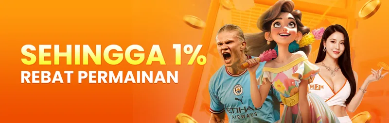 Rebat Permainan – Sehingga 1%!